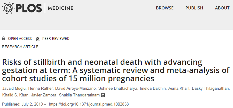 新的死产风险数据问世，有助于女性决定分娩时间